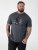 D555 Craig Gorilla Biker T-skjorte med trykk Mørkegrå - T-skjorter - Store T-skjorter - 2XL-14XL