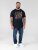 D555 Otto Official Pink Floyd 50th Anniversary T-skjorte med trykk Marineblå - T-skjorter - Store T-skjorter - 2XL-14XL