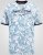 D555 Shoreham AO T-skjorte med Venice Beach trykk Blå - T-skjorter - Store T-skjorter - 2XL-14XL