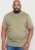 D555 Signature V-neck T-shirt Khaki - T-skjorter - Store T-skjorter - 2XL-14XL