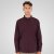 Double Outfitters GS-5225 Oxfordskjorte Vinrød - Skjorter - Store skjorter - 2XL-8XL