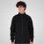 Double Outfitters MTOP-1158 Collegejakke med glidelås Svart - Gensere og hettegensere - Store hettegensere - 2XL-14XL