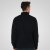Double Outfitters MTOP-1163 Collegegenser med halv glidelås Svart - Gensere og hettegensere - Store hettegensere - 2XL-14XL