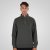 Double Outfitters MTOP-1163 Collegegenser med halv glidelås Khaki - Gensere og hettegensere - Store hettegensere - 2XL-14XL