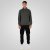 Double Outfitters MTOP-1163 Collegegenser med halv glidelås Khaki - Gensere og hettegensere - Store hettegensere - 2XL-14XL