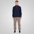 Double Outfitters MTOP-1163 Collegegenser med halv glidelås Mørkeblå - Gensere og hettegensere - Store hettegensere - 2XL-14XL