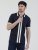 Mish Mash Belgrade Zip Through Polo Navy - Polo- & piqueskjorter - Poloskjorte i store størrelser - 2XL-8XL