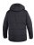 D555 Lonsdale Parka Style Jacket With Embroidery Patch On Sleeve Black - Jakker - Store jakker - 2XL-12XL