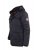 D555 Lonsdale Parka Style Jacket With Embroidery Patch On Sleeve Black - Jakker - Store jakker - 2XL-12XL
