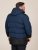 D555 Hank Ripstop Contrast Panelled Padded Hooded Jacket Mørkeblå - Jakker - Store jakker - 2XL-12XL