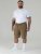 D555 Nick Cargoshorts med Elastisk Midje Beige - Shorts - Store shorts - W40-W60
