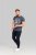 D555 Brandon Sweatpants with Tapered leg Navy - Sweatbukser og-shorts - Sweatbukser og Sweatshorts 2XL-12XL