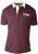 D555 NASH Short Sleeve Rugby Shirt Burgundy - Polo- & Piqueskjorter - Poloskjorte i store størrelser - 2XL-8XL