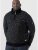D555 REMINGTON Sweater With Woven Zipper Chest Pocket Black/Charcoal - Gensere og Hettegensere - Store hettegensere - 2XL-8XL