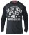 D555 KELTON Long Sleeve Raglan T-Shirt Charcoal/Black - T-skjorter - Store T-skjorter - 2XL-8XL