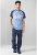 D555 Gunner T-shirt Blue - T-skjorter - Store T-skjorter - 2XL-8XL