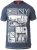 D555 RUEBEN NY City Print T-Shirt Denim - T-skjorter - Store T-skjorter - 2XL-14XL