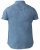 D555 Nathan Short Sleeve Shirt Blue - Skjorter - Store skjorter - 2XL-8XL