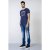 D555 Hatter T-shirt Navy - T-skjorter - Store T-skjorter - 2XL-14XL