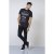D555 Phillip T-shirt Black - T-skjorter - Store T-skjorter - 2XL-14XL