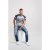 D555 Jones T-shirt Grey - T-skjorter - Store T-skjorter - 2XL-14XL