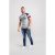 D555 Jones T-shirt Grey - T-skjorter - Store T-skjorter - 2XL-14XL
