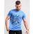 D555 Monty T-shirt Blue - T-skjorter - Store T-skjorter - 2XL-14XL