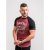 D555 Evans T-shirt Burgundy - T-skjorter - Store T-skjorter - 2XL-14XL