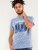 D555 Hobart LA Printed T-Shirt Blue - T-skjorter - Store T-skjorter - 2XL-14XL