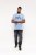 D555 Hobart LA Printed T-Shirt Blue - T-skjorter - Store T-skjorter - 2XL-14XL