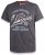 D555 Albury Black Double Layer Printed T-Shirt - T-skjorter - Store T-skjorter - 2XL-14XL