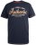 D555 Jasper Authentic Printed T-shirt Navy - T-skjorter - Store T-skjorter - 2XL-14XL