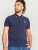 D555 Sloane Polo Shirt With Chest Embroidery Navy - Polo- & Piqueskjorter - Poloskjorte i store størrelser - 2XL-8XL