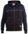 D555 Vincent Full Zip Hoody With Chest And Sleeve Piping Detail - Gensere og hettegensere - Store hettegensere - 2XL-14XL