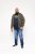 D555 Antonio Camo Printed Zip Through Hoody - Gensere og hettegensere - Store hettegensere - 2XL-14XL