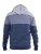 D555 Columbus Cut And Sew Panelled Zip Through Hoody Blue - Gensere og hettegensere - Store hettegensere - 2XL-14XL