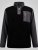 D555 Daly Quarter Zip Fleece Sweatshirt Svart/Grå - Gensere og hettegensere - Store hettegensere - 2XL-14XL