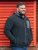D555 Daly Quarter Zip Fleece Sweatshirt Svart/Grå - Gensere og hettegensere - Store hettegensere - 2XL-14XL
