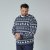 North Latitude 63144 Fjell Reindeer Knit Mørkeblå - Gensere og hettegensere - Store hettegensere - 2XL-14XL