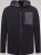 D555 Damien Micro Fleece Zip Through Hoody Svart/Grå - Gensere og hettegensere - Store hettegensere - 2XL-14XL