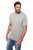 JP1880 702415 T-skjorte med V-hals Gråmelert - T-skjorter - Store T-skjorter - 2XL-14XL