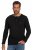 JP1880 702555 Langermet Henley t-skjorte Svart - T-skjorter - Store T-skjorter - 2XL-14XL