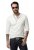 JP1880 702555 Langermet Henley t-skjorte Hvit - T-skjorter - Store T-skjorter - 2XL-14XL