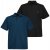 JP1880 704317 Pikéskjorte 2-pakning Mellomblå - Polo- & piqueskjorter - Poloskjorte i store størrelser - 2XL-8XL