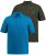 JP1880 704317 Pikéskjorte 2-pakning Turkisblå/Olivengrønn - Polo- & piqueskjorter - Poloskjorte i store størrelser - 2XL-8XL