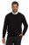 JP1880 708261 Strikkegenser med rund hals Svart - Gensere og hettegensere - Store hettegensere - 2XL-14XL