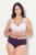 Ulla Popken 710201 Truser 5-pakning Aubergine - Truser - 
