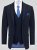 D555 Ted 4 Way Stretch Tailored Suit Jacket Mørkeblå - Dresser og blazere - Dresser i store størrelser