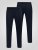 D555 Ted 4 Way Stretch Tailored Trouser Mørkeblå - Dresser og blazere - Dresser i store størrelser