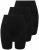 Ulla Popken 716595 Boksertruser 3-pakning Svart - Truser - 
